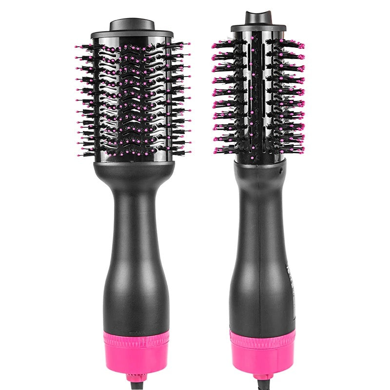 Nubian Galore Hair Dryer Brush - Hot Air Brush with Adjustable Temperature Perfect for 4C Hair - Hot Brush for Hair Styling - Hot Air Styler & Heated Hair Brush Dryer
