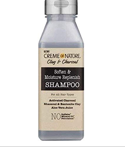 Creme of Nature Clay &amp; Charcoal Soften &amp; Moisture Replenish Shampoo 355ml