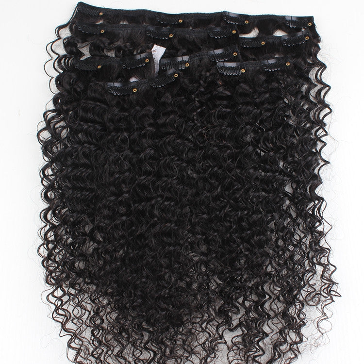3C Natural Virgin Curly Hair Clip Ins