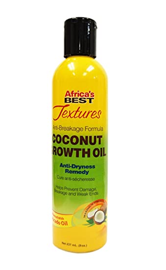 Africa&#39;s Best Textures Coconut Growth Oil 8oz