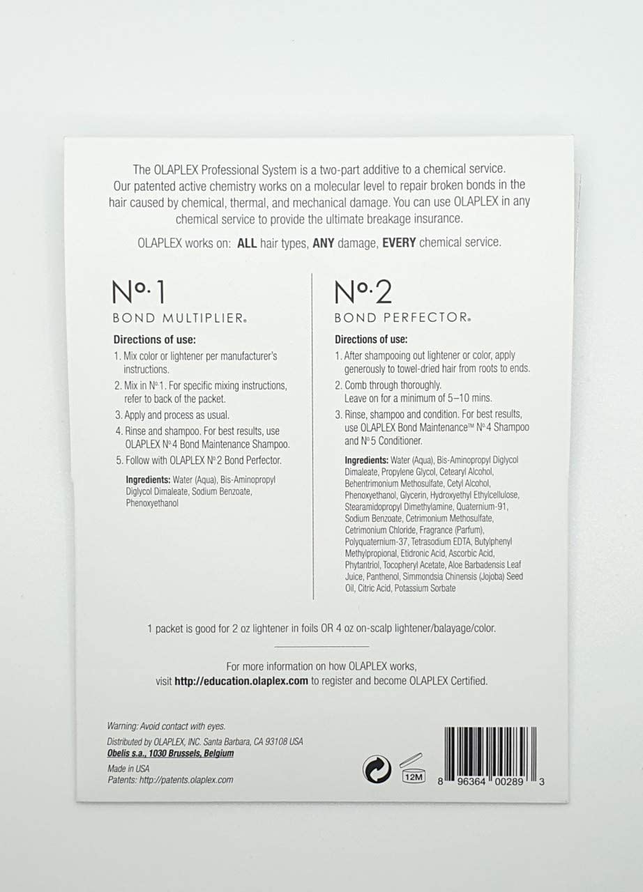 Olaplex Single Use Pro Kit (4ml No.1 &amp; 15ml No.2)