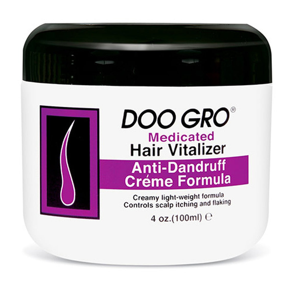 DOO GRO Hair Vitalizer Anti Dand. Creme Jar 4Oz