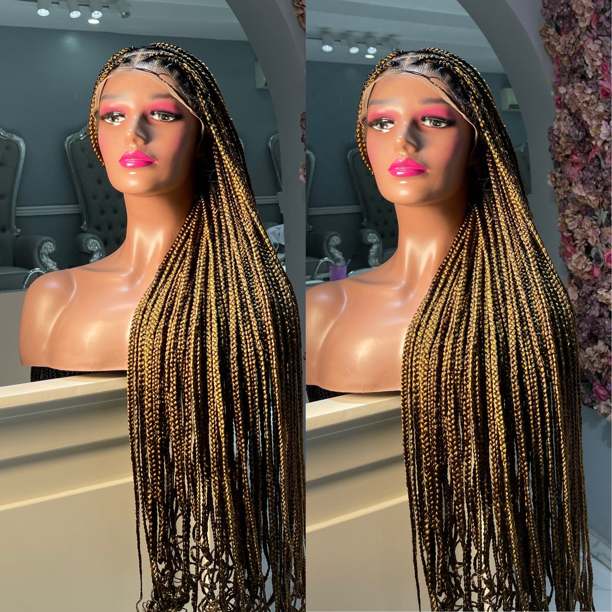 Knotless Braided Wig - 360 Lace Knotless Braided Wig