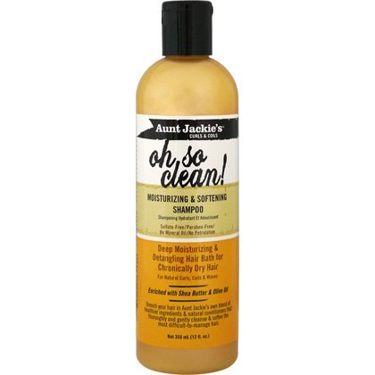 Aunt Jackie&#39;s Curls &amp; Coils Oh So Clean! Moisturizing &amp; Softening Shampoo (355ml - 12 oz.)