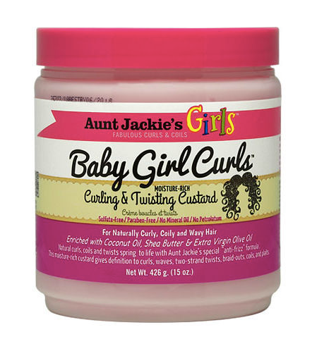 Aunt Jackie&#39;s Girls Baby Girl Curls Curling &amp; Twisting Custard 426g - 15 oz.