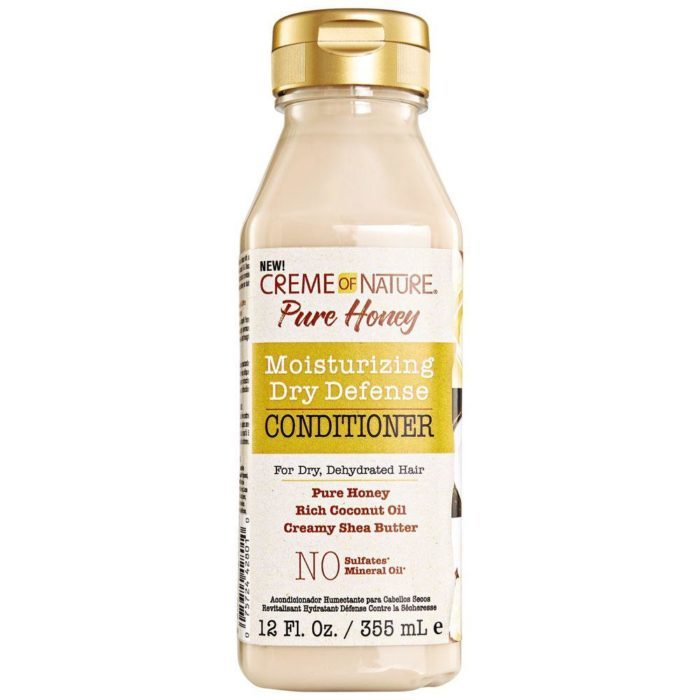CREME OF NATURE PURE HONEY MOISTURIZING DRY DEFENSE CONDITIONER 12 oz