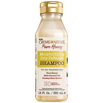 CREME OF NATURE PURE HONEY MOISTURIZING DRY DEFENSE SHAMPOO 355ML - 12OZ