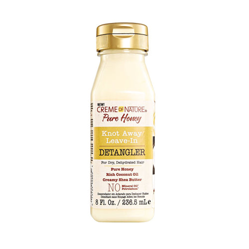 CREME OF NATURE PURE HONEY KNOT AWAY LEAVE-IN DETANGLER 8OZ