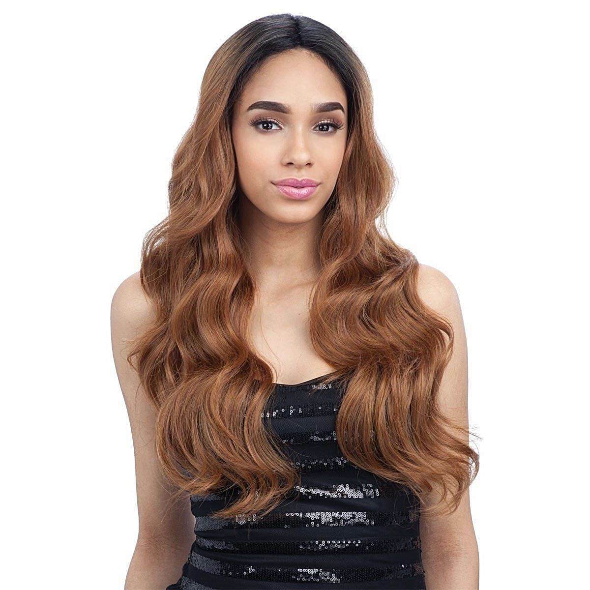FREETRESS EQUAL SYNTHETIC LACE FRONT LONG CURLY WAVY HAIR WIG - FREEDOM PART 202