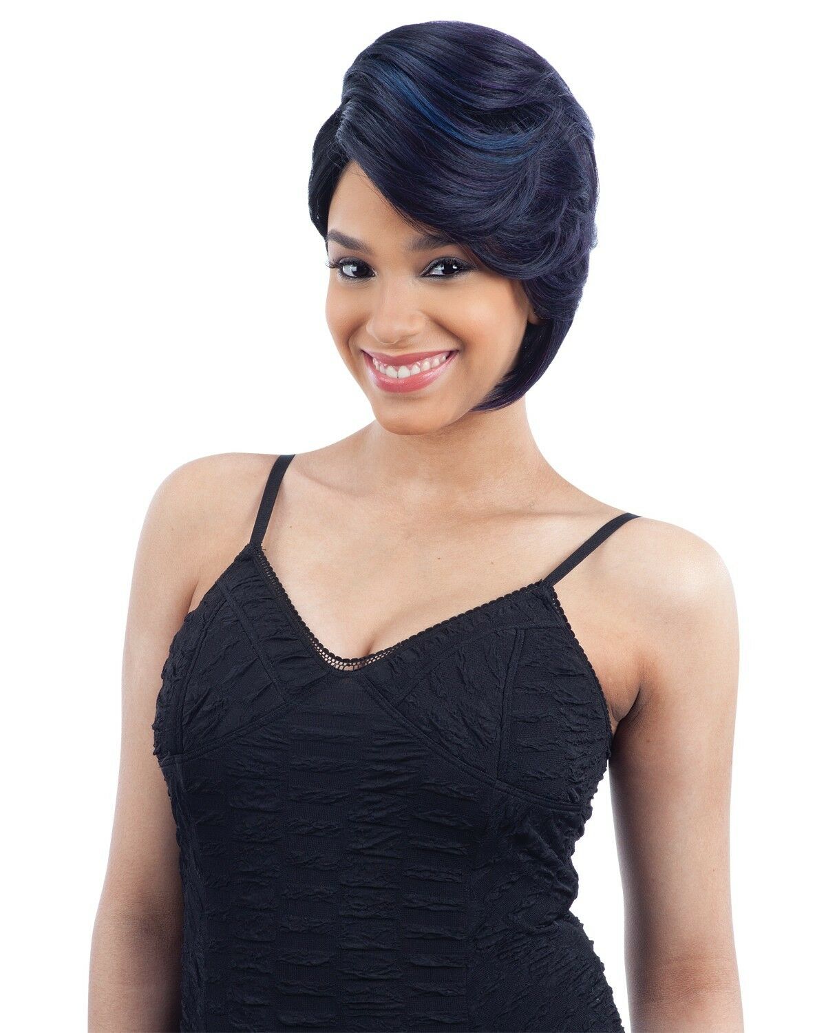 FREETRESS EQUAL SYNTHETIC 6 INCH LACE PART SHORT HAIR WIG MACHELL