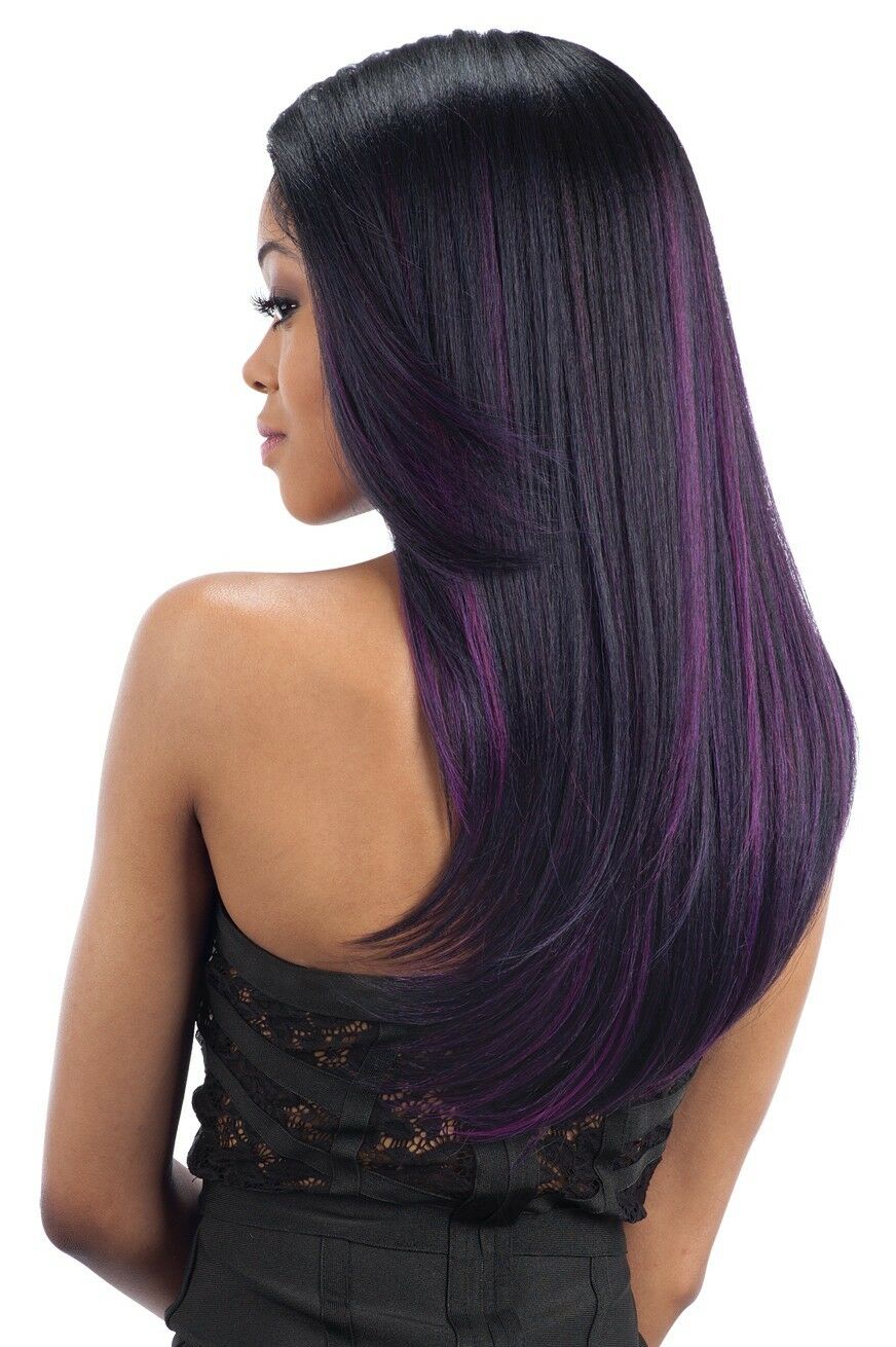 FREETRESS EQUAL 6 INCH LACE PART LONG STRAIGHT HAIR WIG MAC