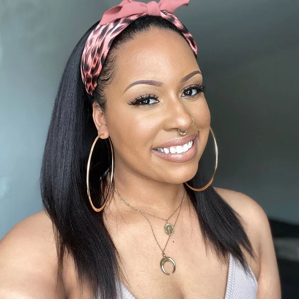 Yaki Straight Headband Wig