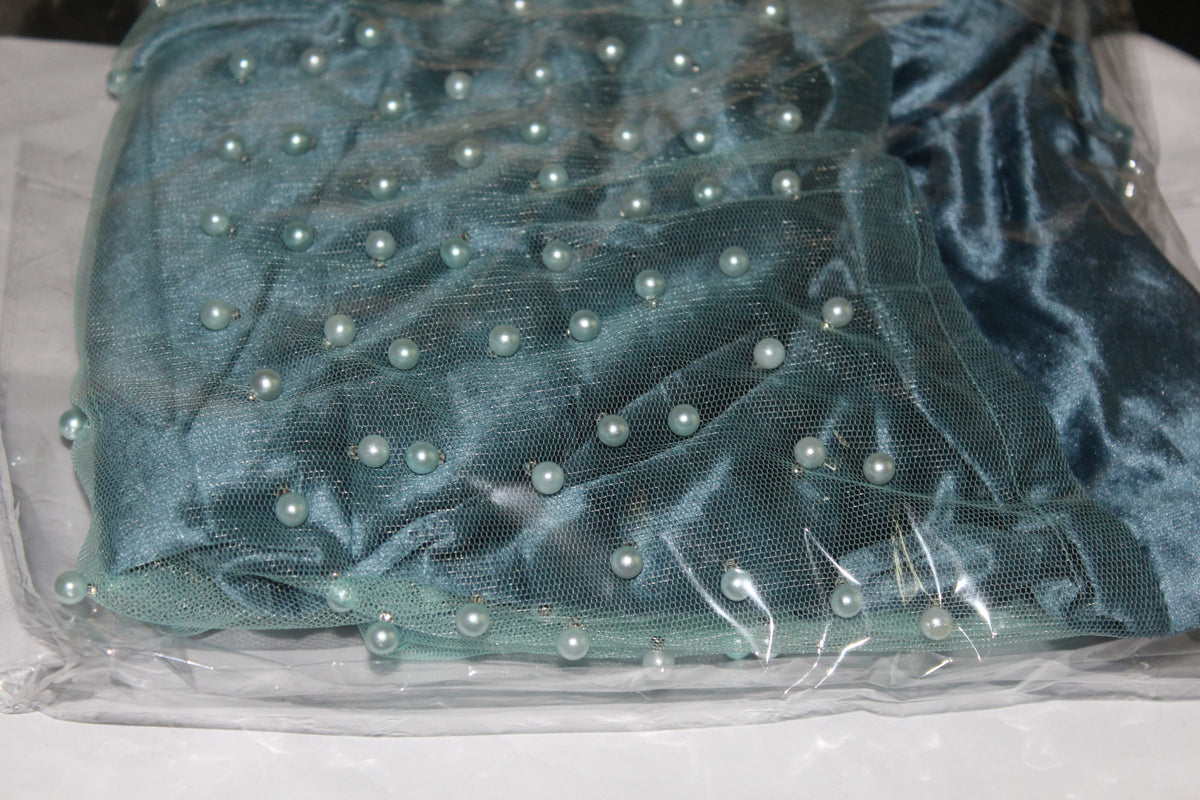 Velvet Hair Turbans with Beads