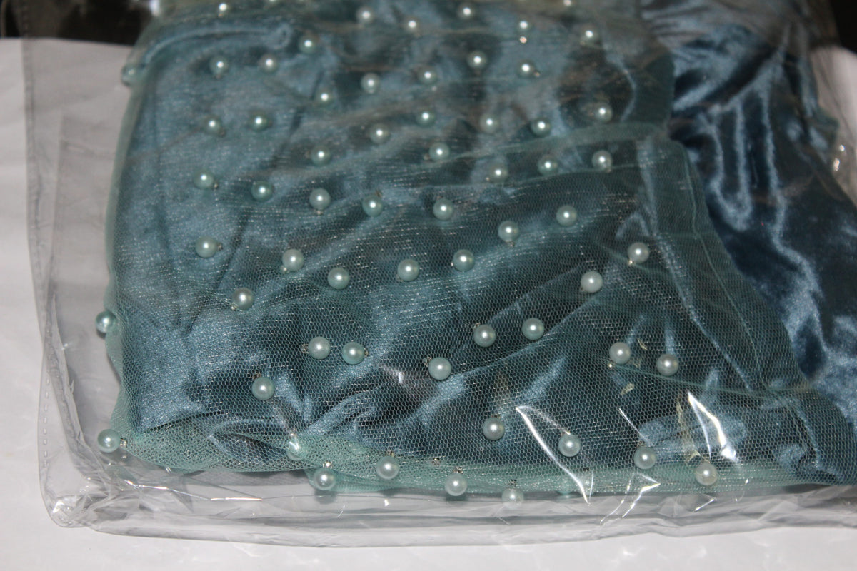 Velvet Hair Turbans with Beads