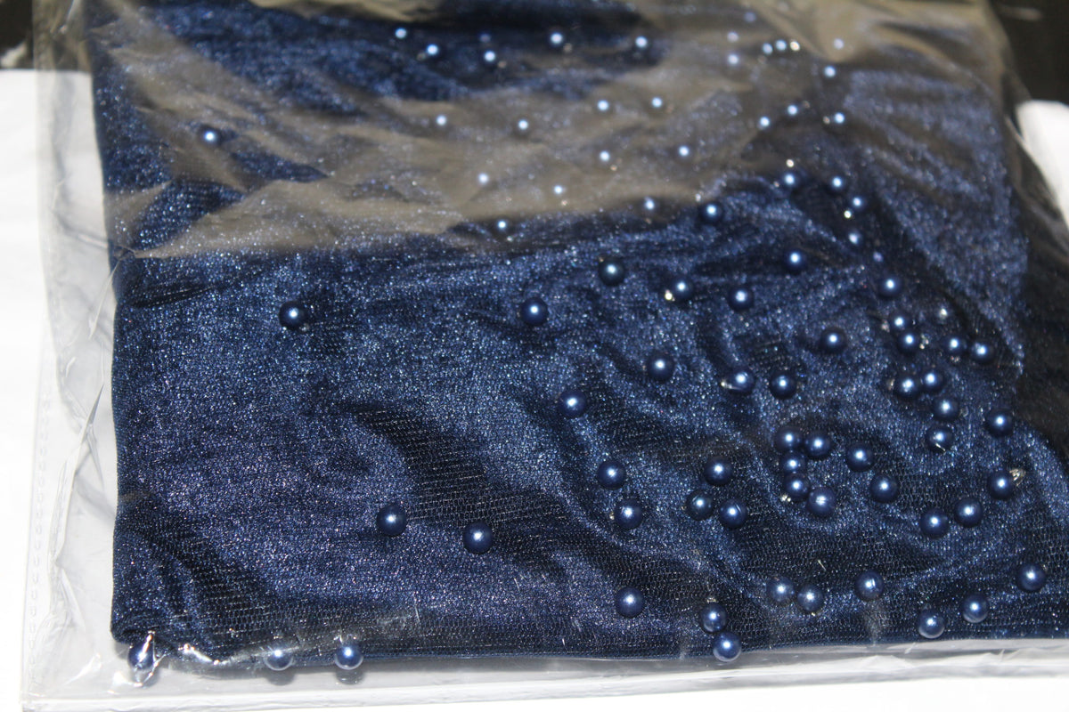 Velvet Hair Turbans with Beads