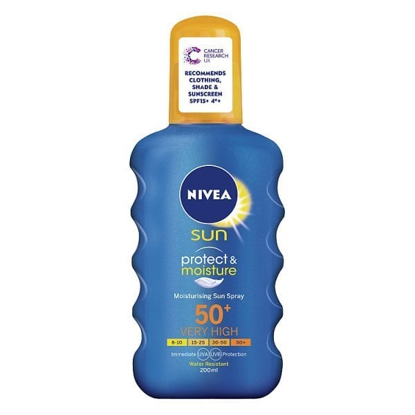 Nivea Sun Protect &amp; Moisture Moisturising Spray SPF50 200ml