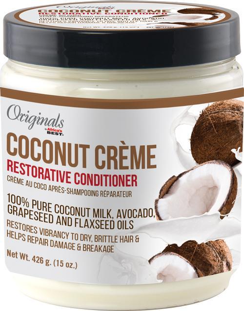 Africa&#39;s Best Coconut Recipes Restorative Deep Conditioner 15oz