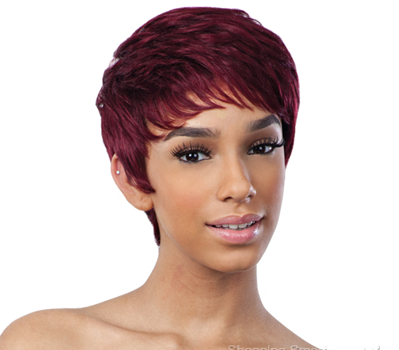 SAGA 100% REMY HUMAN HAIR WIG MINT CREAM