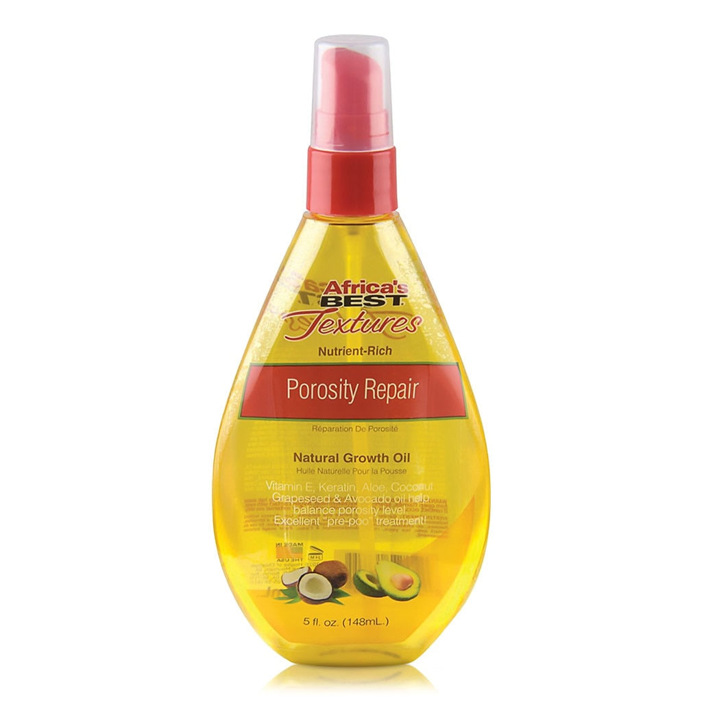 Africa&#39;s Best Textures Porosity Repair Natural Growth Oil 5oz