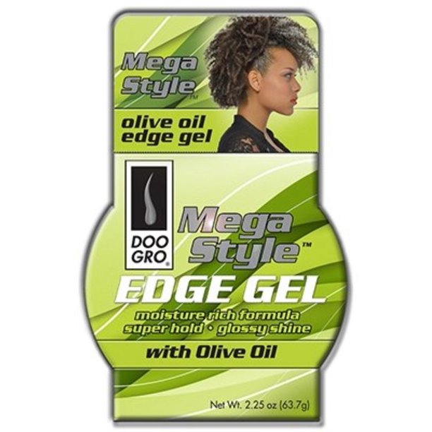 DOO GRO Mega Style Edge Gel With Olive Oil, 2.25 oz