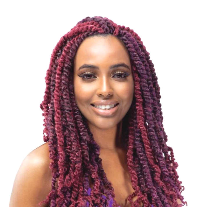 CHERISH CROCHET BRAID CURLY HAIR EXTENSION - TITANIC PASSION TWIST 18&#39;&#39;