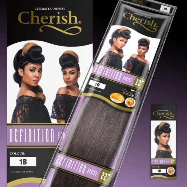 CHERISH DEFINITION BRAID ULTIMATE COMFORT TANGLE FREE BRAIDS 22 INCHES