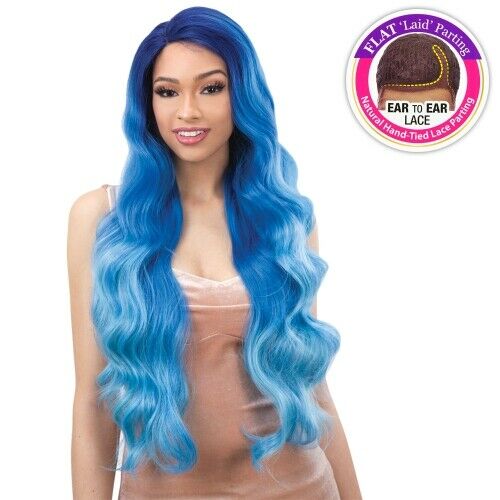 FREETRESS EQUAL SYNTHETIC PREMIUM DELUX LACE FRONT LONG NEON HAIR WIG - ALY 30