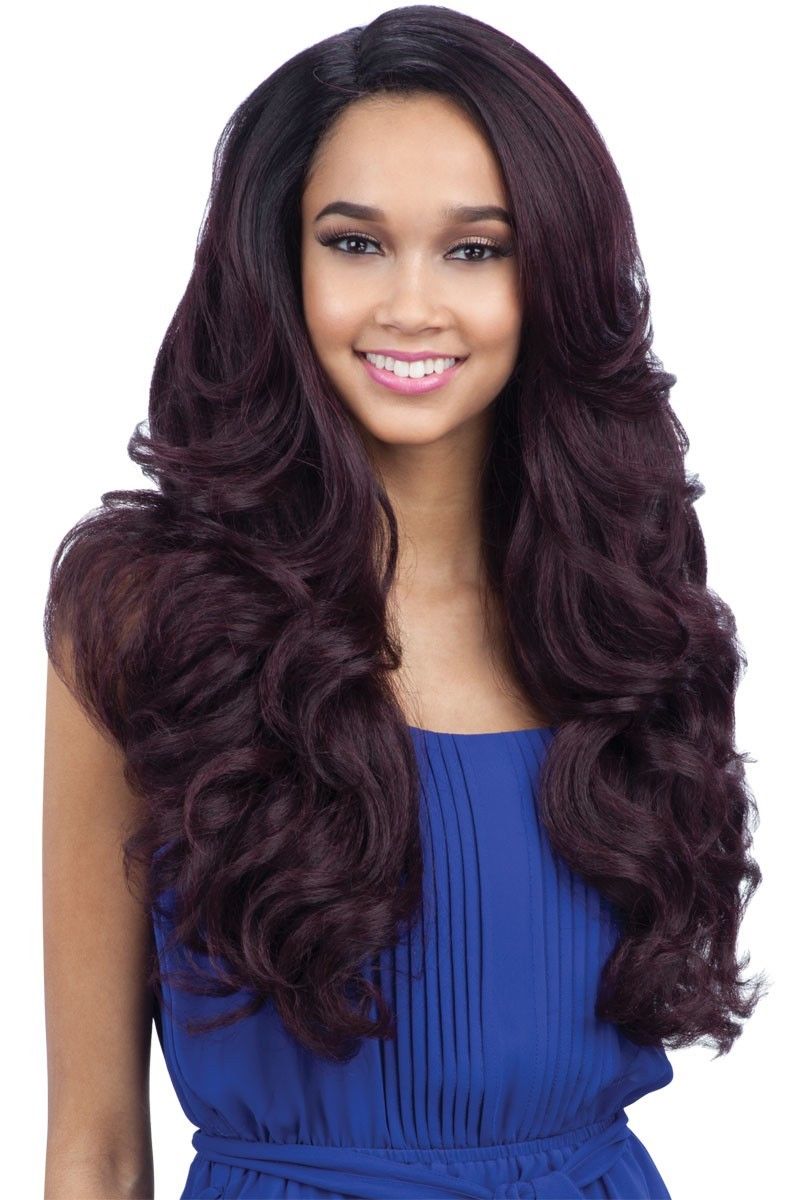 Freetress Equal Deep Invisible L Part Lace Front Curly Hair Wig Folami